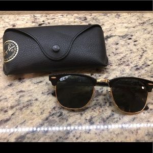 Ray Ban Clubmaster Polarized Sunglasses